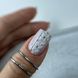 NAILSOFTHEDAY Gum Gel, Love is, White, 15 г — білий гель-жуйка для створення об’ємних дизайнів на нігтях