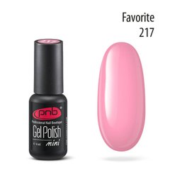 PNB mini gel polish, 217, 4 мл — гель-лак для нігтів