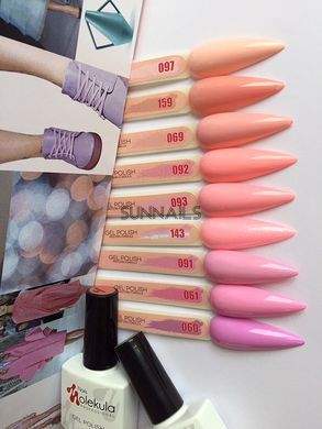 Nails Molekula Gel polish 069, 6 мл &mdash; гель-лак для нігтів, світло-рожевий