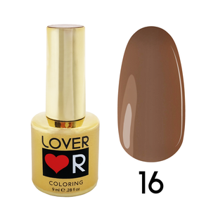 LOVER gel polish 16, 9 мл &mdash; гель-лак для нігтів