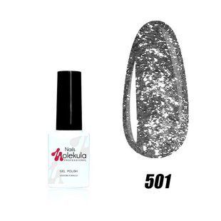 Nails Molekula Gel polish Diamond, 501, 6 мл &mdash; гель-лак для нігтів з шимером