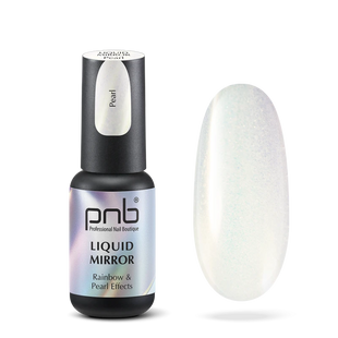 PNB Liquid Mirror, Pearl, 4 мл &mdash; рідка втирка для нігтів