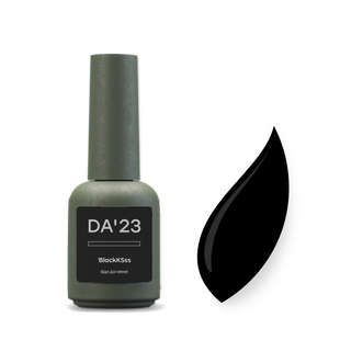 DA&rsquo;23 Gel Polish BlackKSss [йди до мене], 8 мл &mdash; гель-лак для нігтів, чорний-чорний