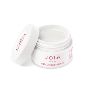 JOIA vegan Creamy Builder Gel, Crystal Clear, 15 мл — моделюючий гель для нігтів