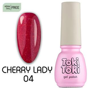 Toki-Toki Gel polish, Cherry Lady, CL04, 5 мл &mdash; гель-лак для нігтів