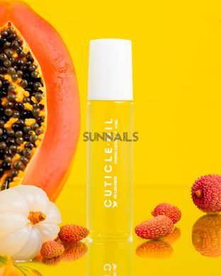 Siller Dry cuticle oil, папайя-лічі, 10 мл &mdash; суха олійка для кутикули ролер