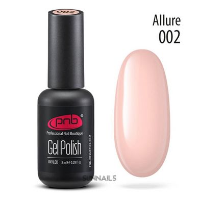 PNB Gel polish, 002, 8 мл — гель-лак для нігтів