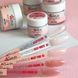 Nails Molekula Silky Acrylic Gel, 02, Silky White, 15 мл &mdash; акригель для нарощення нігтів в баночці, шовково-білий