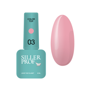 Siller Color Top, 03, 8 мл &mdash; кольоровий топ для гель-лаку