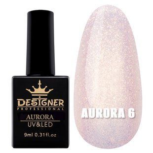 Designer Professional гель-лак Aurora 6, 9 мл