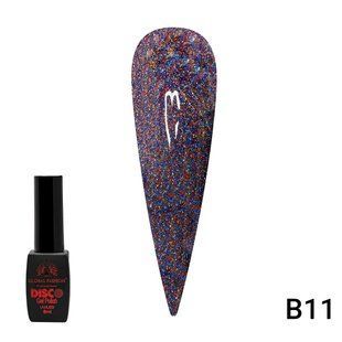 Global Fashion Disco gel polish, B11, 8 мл &mdash; гель-лак для нігтів світловідбивний