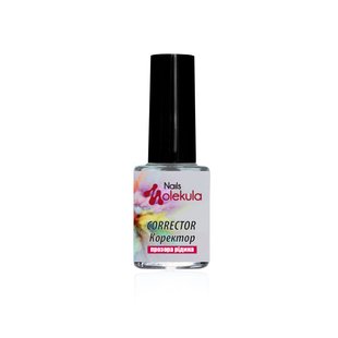 Nails Molekula Color Drops, Clear, 6 мл — коректор, акварельні краплі для дизайну нігтів, прозорі