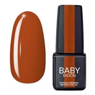 Baby Moon Gel polish Sunny Solo, 14, 6 мл &mdash; гель-лак для нігтів, лісовий горіх