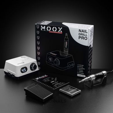 Фрезер для манікюру та педикюру MOOX X503, 45 000 об/хв, 70 W, Білий