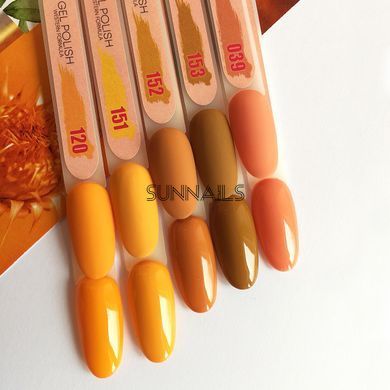 Nails Molekula Gel polish 120, 6 мл &mdash; гель-лак для нігтів, помаранчевий