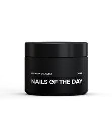 NAILSOFTHEDAY Premium gel, Clear, 30 мл — будівельний гель прозорий