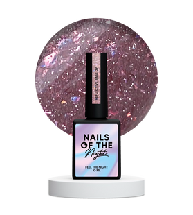 NAILSOFTHENIGHT Reflective base, 09 &mdash; камуфлююча світловідбиваюча база з шимером, 10 мл