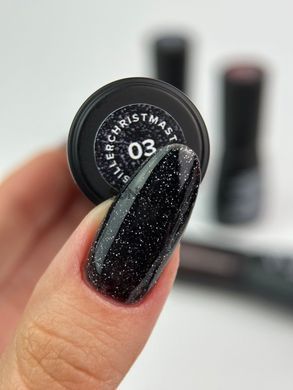 Siller Christmas Tree gel polish 03, 8 мл &mdash; гель-лак для нігтів з блискітками