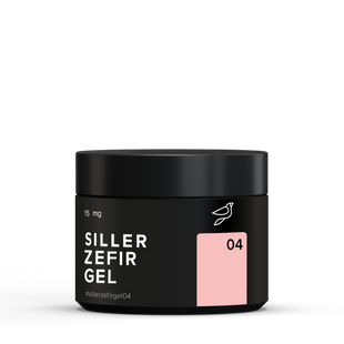 Siller Zefir gel, 04, 15 мл &mdash; гель для укріплення та нарощення нігтів