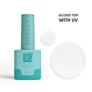 Shelly Топ без липкого шару з УФ фільтром Glossy Top With UV, 12 мл