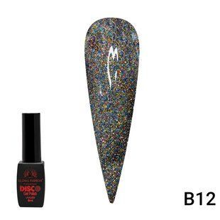 Global Fashion Disco gel polish, B12, 8 мл &mdash; гель-лак для нігтів світловідбивний