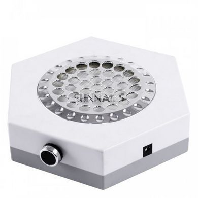 Витяжка для манікюру Simei SM-858-6, 80W, біла з НЕРА-фільтром
