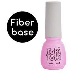 Toki-Toki Fiber Base, 5 мл — база для гель-лаку зі скловолокном