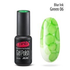 PNB Blur, 06, 4 мл — аква-чорнила, акварельні краплі, зелені