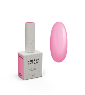 NAILSOFTHEDAY Cover Base New Formula Light Pigment, 47, 10 мл &mdash; легкопігментоване напівпрозоре насичено-рожеве базове покриття