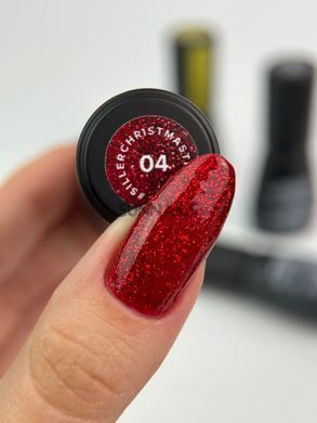 Siller Christmas Tree gel polish 04, 8 мл &mdash; гель-лак для нігтів з блискітками