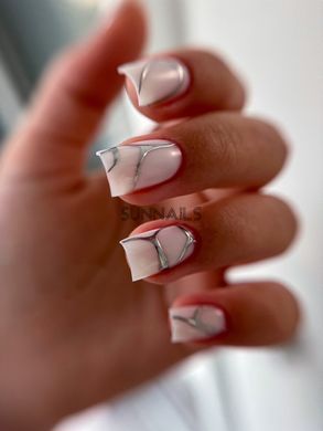 SAGA Professional Mercury paint, 5 мл &mdash; гель-фарба металізована