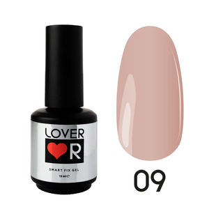 LOVER Smart fixe gel, 09, 15 мл &mdash; гель для укріплення нігтів