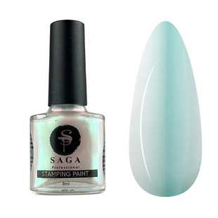 SAGA Professional Stamping paint, CHAMELEON 04, 8 мл &mdash; лак для стемпінгу хамелеон