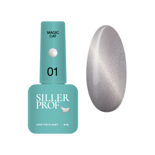 Siller Magic Cat Gel Polish, 01, 8 мл &mdash; гель-лак для нігтів з ефектом котяче око