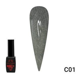 Global Fashion Disco gel polish, C01, 8 мл &mdash; гель-лак для нігтів світловідбивний