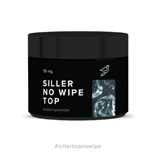Siller Top No Wipe, 50 мл &mdash; топ для гель-лаку без липкого шару