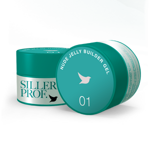 Siller Nude Jelly Builder Gel, 01, 15 мл &mdash; гель-желе для нарощення нігтів в банці