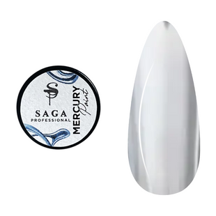 SAGA Professional Mercury paint, 5 мл &mdash; гель-фарба металізована