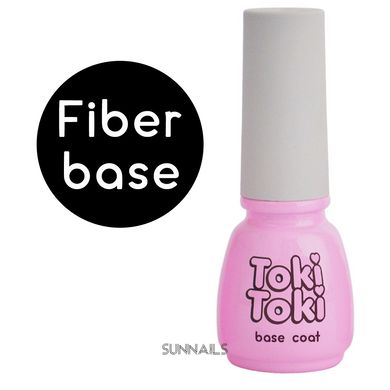 Toki-Toki Fiber Base, 5 мл — база для гель-лаку зі скловолокном