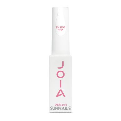 JOIA vegan Top UV Stop, 8 мл — топ глянцевий з УФ фільтрами без липкого шару