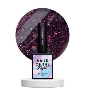 NAILSOFTHENIGHT Reflective base, 11 &mdash; камуфлююча світловідбиваюча база з шимером, 10 мл
