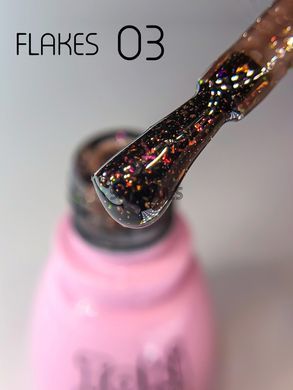 Toki-Toki Gel polish, Flakes, 003, 5 мл &mdash; гель-лак для нігтів