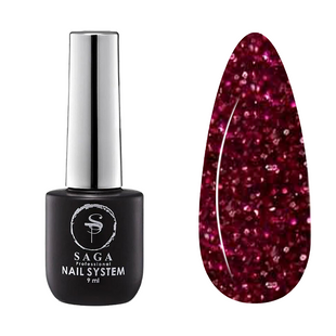 SAGA Professional Fiery gel polish, 25, 9 мл &mdash; світловідбивний гель-лак