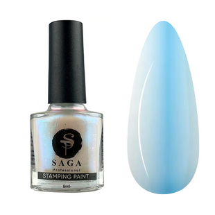 SAGA Professional Stamping paint, CHAMELEON 05, 8 мл &mdash; лак для стемпінгу хамелеон