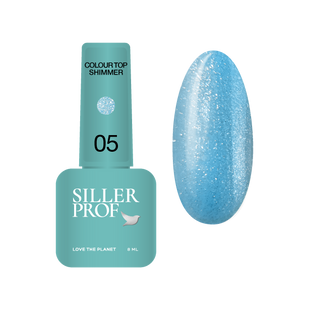 Siller Colour Top Shimmer, 05, 8 мл &mdash; камуфлюючий топ із блискітками
