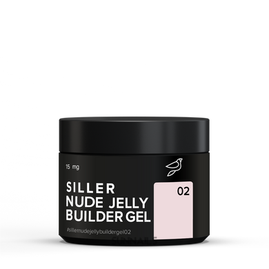 Siller Jelly Builder Gel, 02, 15 мл — гель-желе для нарощення нігтів в банці