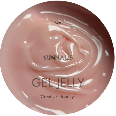 DA&rsquo;23 Gel Jelly &rsquo;Creative [tvorchyy], 15 мл &mdash; гель-желе для нарощення нігтів, творчий