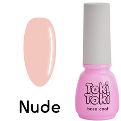 Toki-Toki Base, Nude, 5 мл — камуфлююча нюдова база для гель-лаку