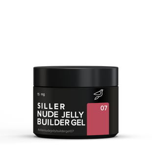 Siller Nude Jelly Builder Gel, 07, 15 мл &mdash; гель-желе для нарощення нігтів в банці