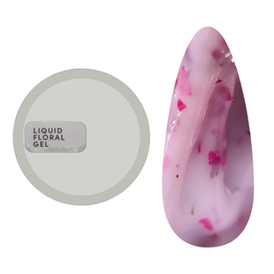 SAGA Professional Liquid Floral Gel, 01, 15 мл &mdash; рідкий гель із сухоцвітами